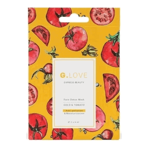 Увлажняющая детокс-маска с биозолотом G.Love Face Detox Mask Gold Tomato 2 шт. по 6 мл #1