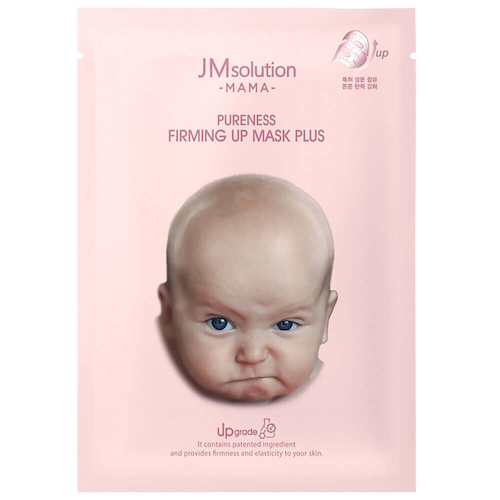 Гипоаллергенная тканевая маска для упругости кожи JMsolution Mama Pureness Firming Up Mask Plus #1