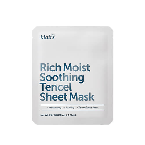 Маска для глубокого увлажнения кожи Dear, Klairs Rich Moist Soothing Tencel Sheet Mask #1