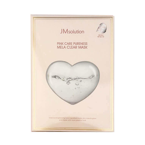 Тканевая маска для сияния с транексамовой кислотой JMsolution Pink Care Pureness Mela Clear Mask #1
