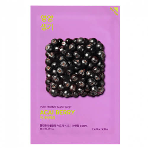 Тканевые маски Holika Holika Pure Essence Mask Sheet - Acai Berry - Ягоды Асаи #1