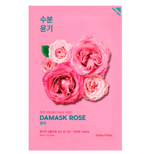 Тканевые маски Holika Holika Pure Essence Mask Sheet - Damask Rose - Дамасская Роза #1