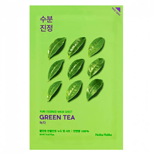 Тканевые маски Holika Holika Pure Essence Mask Sheet - Green Tea - Зелёный чай #1