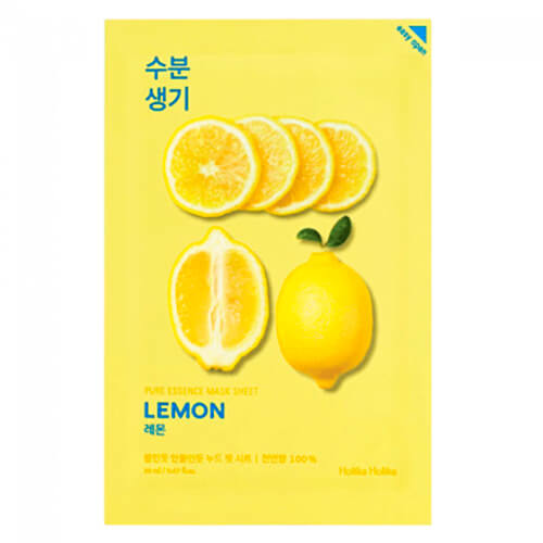 Тканевые маски Holika Holika Pure Essence Mask Sheet - Lemon - Лимон #1