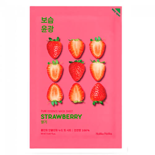 Тканевые маски Holika Holika Pure Essence Mask Sheet - Strawberry - Клубника #1