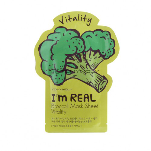 Тканевые маски Tony Moly I'm Real Mask Sheet Broccoli - Брокколи #1