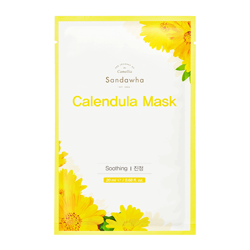 Успокаивающая маска с экстрактом календулы Sandawha Calendula Mask #1