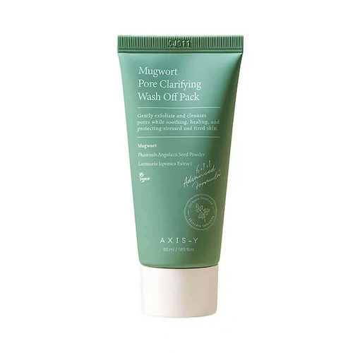 Очищающая глиняная маска с полынью AXIS-Y Mugwort Pore Clarifying Wash Off Pack 50 мл #1