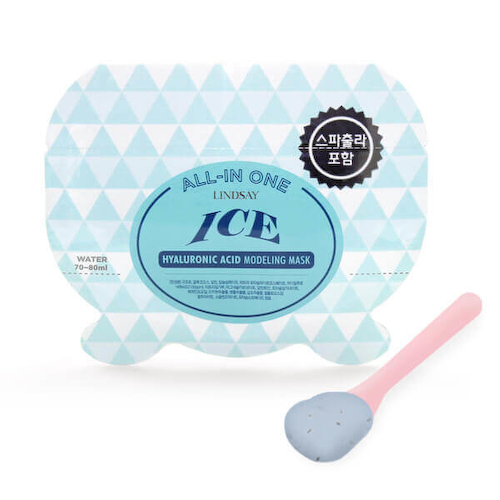 Альгинатные маски на 1 применение Lindsay All-in-One Modeling Mask Ice Hyaluronic - С гиалуроновой кислотой #1
