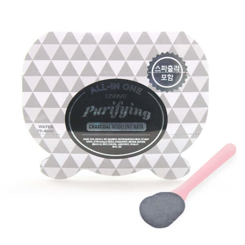 Альгинатные маски на 1 применение Lindsay All-in-One Modeling Mask Purifying Charcoal - С древесным углем #1