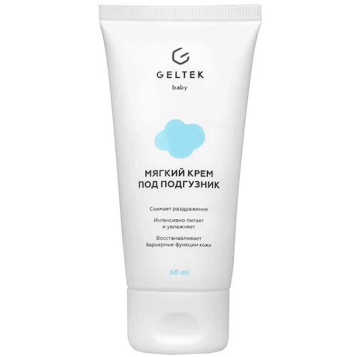 Мягкий увлажняющий крем под подгузник Geltek Baby #1