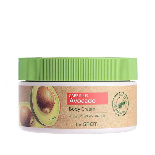 Питательный крем для тела с экстрактом авокадо The Saem Care Plus Avocado Body Cream #1
