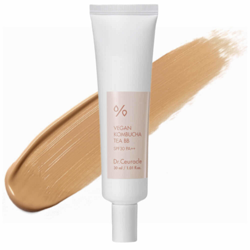 Веганский BB-крем с комбучей Dr.Ceuracle Vegan Kombucha Tea BB SPF30 PA++ Песочный #1