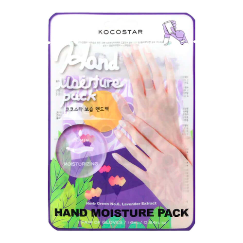 Увлажняющая маска-перчатки для рук с лавандой Kocostar Hand Moisture Pack Purple #1