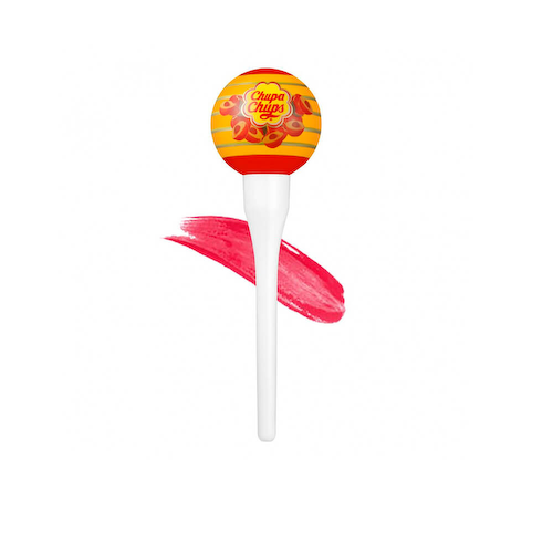 Стойкая жидкая помада-тинт с ярким пигментом Chupa Chups Lip Locker Tint - 06 Персик #1