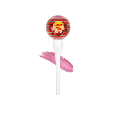 Стойкая жидкая помада-тинт с ярким пигментом Chupa Chups Lip Locker Tint - 08 Вишня #1