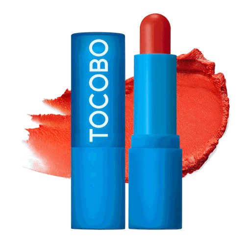 Кремовый оттеночный бальзам для губ Tocobo Powder Cream Lip Balm - 033 Carrot Cake #1