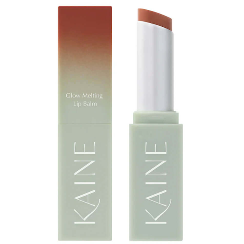 Увлажняющий бальзам-блеск для губ с церамидами Kaine Glow Melting Lip Balm 03 Warm Apricot #1