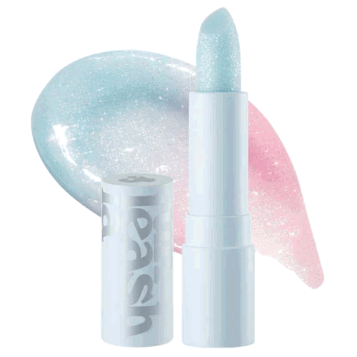 Веганский кристальный бальзам для губ с блёстками Unleashia Glacier Vegan Lip Balm 02 Blue Lagoon #1
