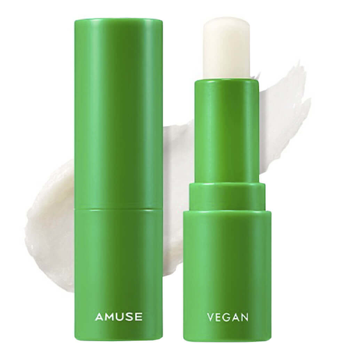 Веганский увлажняющий бальзам для губ AMUSE Vegan Green Lip Balm 01 Clear #1