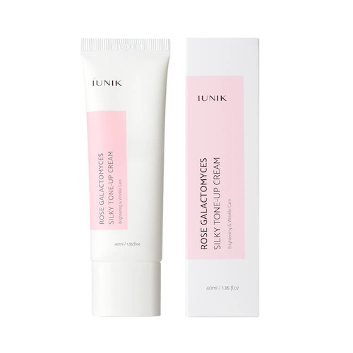 Крем для улучшения тона кожи iUNIK Rose Galactomyces Silky Tone Up #1