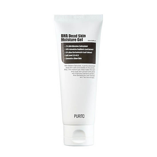 Обновляющий увлажняющий гель с BHA-кислотами Purito BHA Dead Skin Moisture Gel #1
