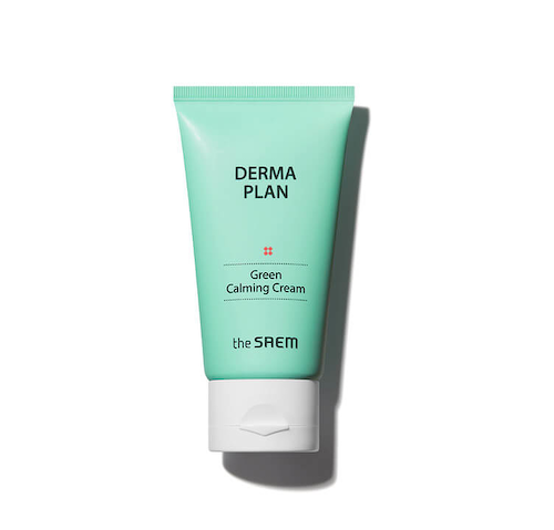 Успокаивающий крем с полынью The Saem Derma Plan Green Calming Cream #1