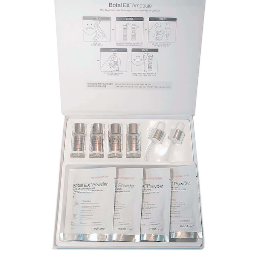 Антивозрастной набор с пептидами и коллагеном для упругости кожи Meditime Botal EX Ampoule Kit #1