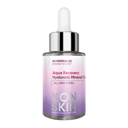 Минеральная сыворотка с гиалуроновой кислотой ICON SKIN Aqua Recovery Hyaluronic Mineral Serum #1