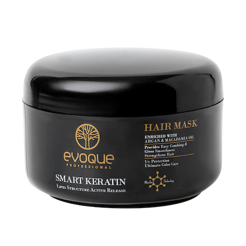 Смягчающая маска для гладкости волос с кератином Evoque Smart Keratin Hair Mask 500 мл #1