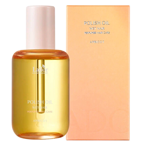 Парфюмированное масло для эффекта мокрых волос с абрикосом Lador Polish Oil Apricot #1