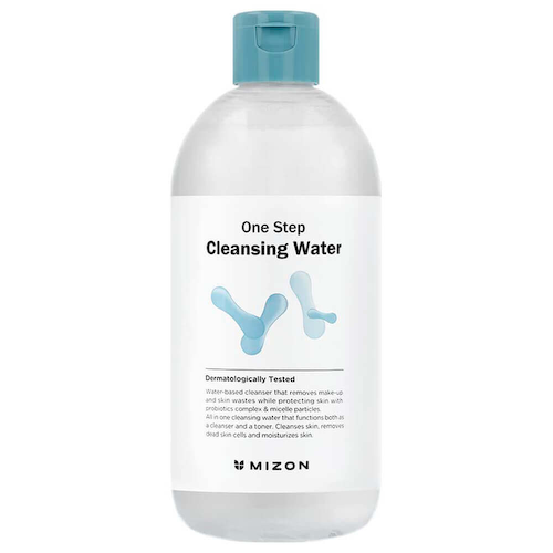 Очищающая вода с лактобактериями Mizon One Step Cleansing Water #1