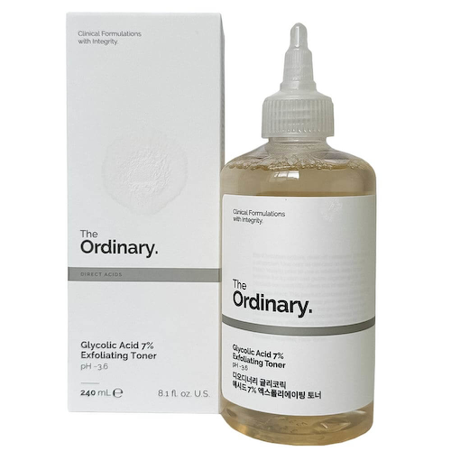 Веганский пилинг-тоник с повреждённой упаковкой The Ordinary Glycolic Acid 7% Exfoliating Toner #1
