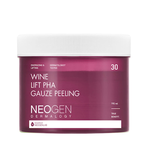 Винные пилинг-пэды с комплексом кислот Neogen  Dermalogy Wine Lift PHA Gauze Peeling #1