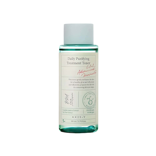 Тоник для проблемной кожи с центеллой и BHA-кислотой AXIS-Y Daily Purifying Treatment Toner 80 мл #1