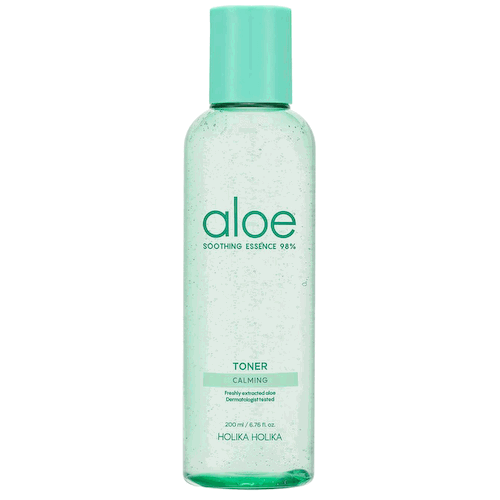 Успокаивающая тонер-эссенция с 98% алоэ вера Holika Holika Aloe Soothing Essence 98% Toner #1