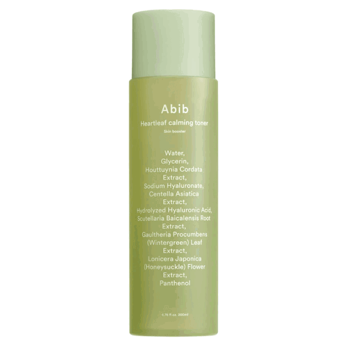 Успокаивающий тонер-бустер с экстрактом хауттюйнии Abib Heartleaf Calming Toner Skin Booster #1