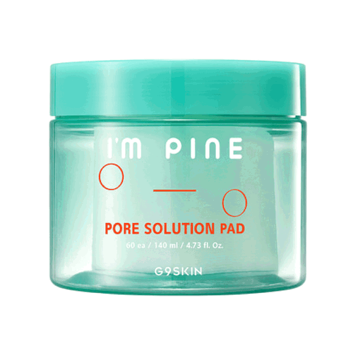 Матирующие пэды с экстрактом сосны для проблемной кожи G9SKIN I'm Pine Pore Solution Pad #1