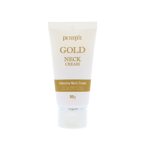 Омолаживающий крем для шеи с золотом Petitfee Gold Neck Cream #1
