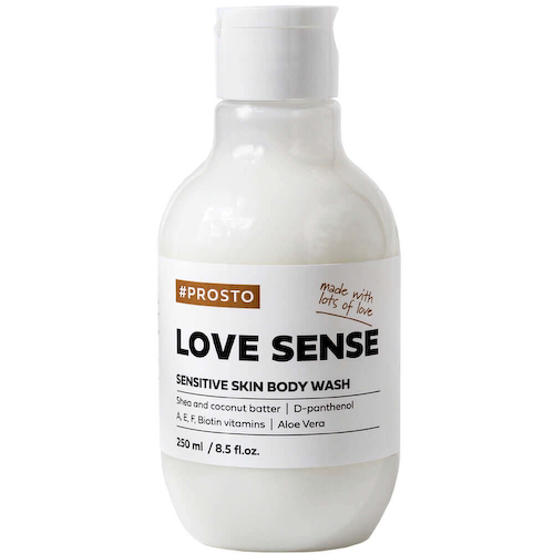 Увлажняющий крем-гель для душа PROSTO LOVE SENSE Sensitive Body Wash #1
