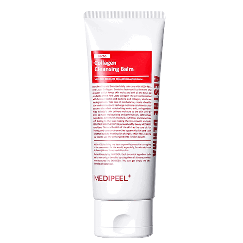 Мягкий очищающий бальзам с пробиотиками MEDIPEEL Red Lacto Collagen Cleansing Balm To Oil 2.0 #1