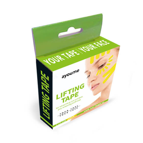 Кинезио тейп для лица Ayoume Kinesiology Tape Roll 1см*5м - желтый #1