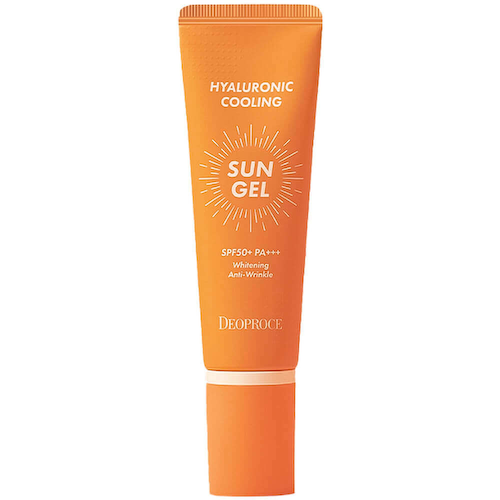 Освежающий солнцезащитный крем Deoproce Hyaluronic Cooling Sun Gel SPF50+ PA+++ #1