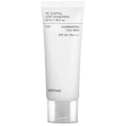 Лёгкий солнцезащитный крем для жирной кожи Celimax Oil Control Light Sunscreen SPF50+ PA++++ #1