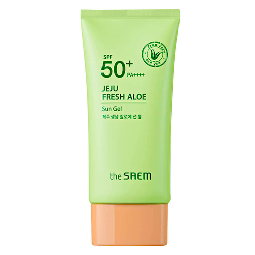 Солнцезащитный гель-молочко The Saem Jeju Fresh Aloe Sun Gel SPF50+ PA++++ #1