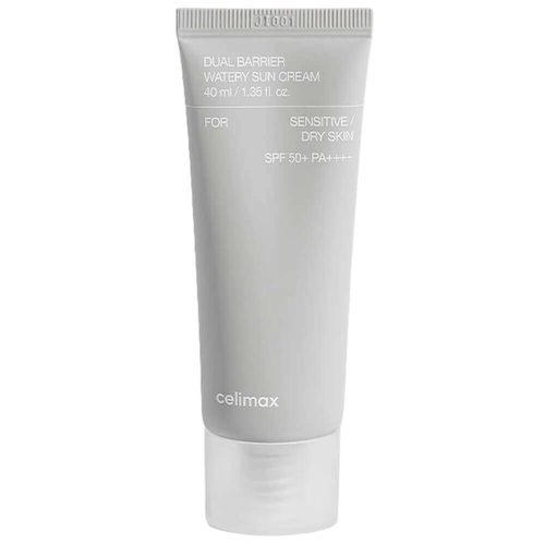 Солнцезащитный крем с комплексом церамидов Celimax Dual Barrier Watery Sun Cream SPF50+PA++++ #1