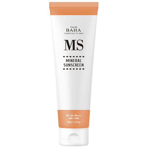 Успокаивающий минеральный солнцезащитный крем Cos De Baha Sun Mineral Sunscreen SPF50+ PA++++ #1