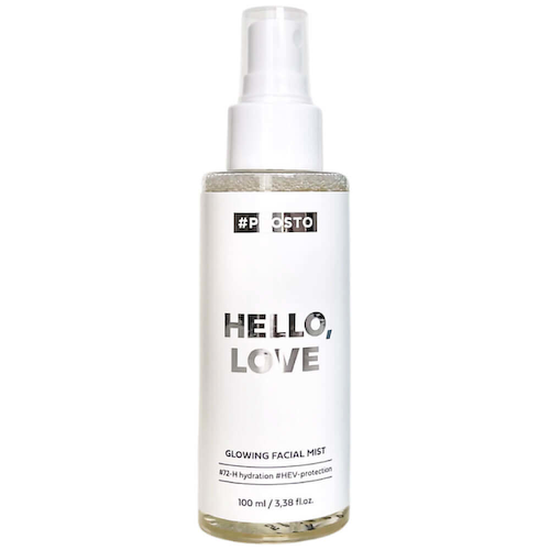 Мист для сияния кожи с розеллой PROSTO HELLO, LOVE Glowing Facial Mist #1
