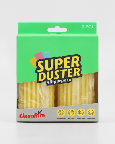 Cleanrite SUPER DUSTER Двусторонняя губка для поверхностей, желтый, 2 шт. #1