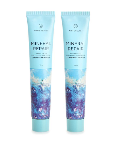 Зубная паста MINERAL для восстановления эмали, 2 шт. #1